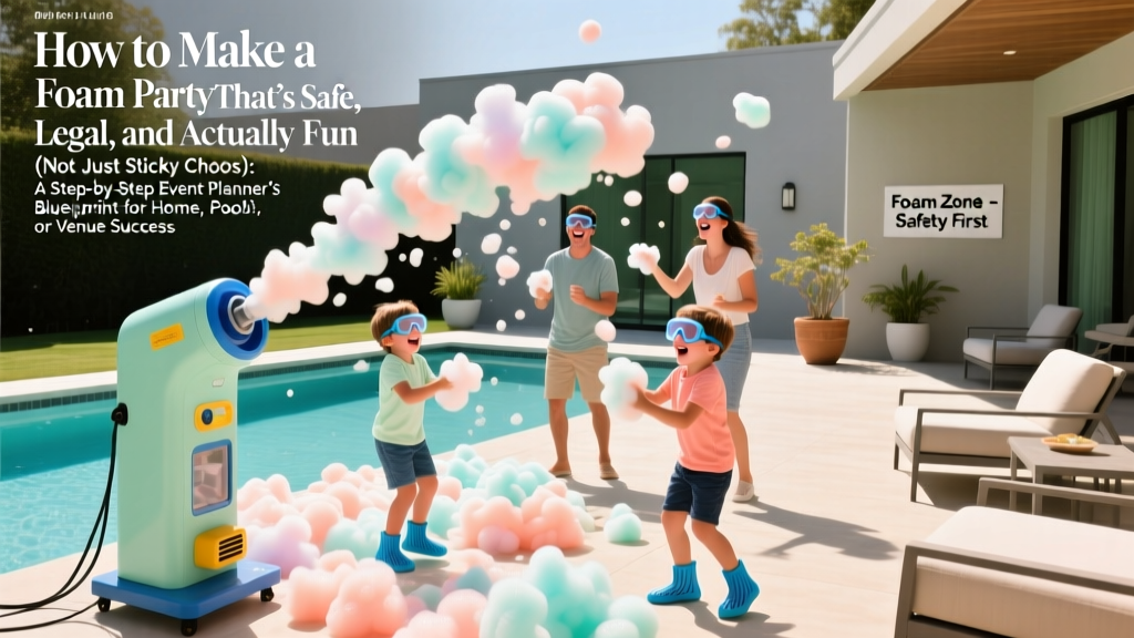 How to Make a Foam Party That’s Safe, Legal, and Actually Fun (Not Just Sticky Chaos): A Step-by-Step Event Planner’s Blueprint for Home, Pool, or Venue Success