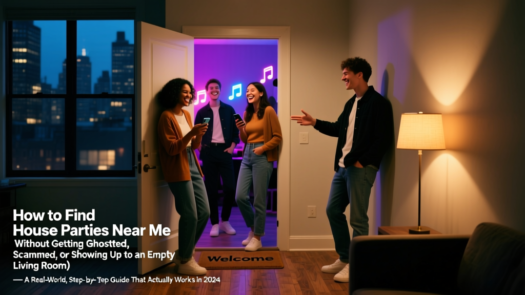 How to Find House Parties Near Me (Without Getting Ghosted, Scammed, or Showing Up to an Empty Living Room) — A Real-World, Step-by-Step Guide That Actually Works in 2024