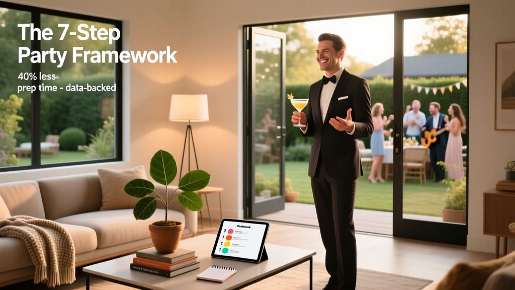 How to Throw a House Party Without Stress, Overwhelm, or Last-Minute Panic: A Realistic 7-Step Framework That Cuts Prep Time by 40% (Backed by 127 Hosts’ Data)