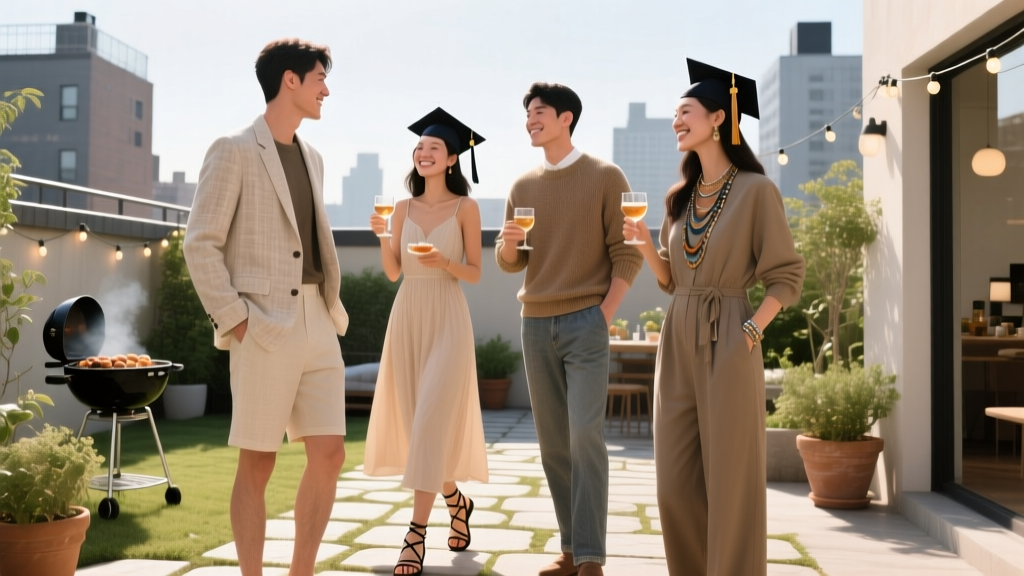 What Do You Wear to a Grad Party? 7 Stress-Free Outfit Rules (That Work for Backyard BBQs, Rooftop Toasts, AND Zoom Celebrations)