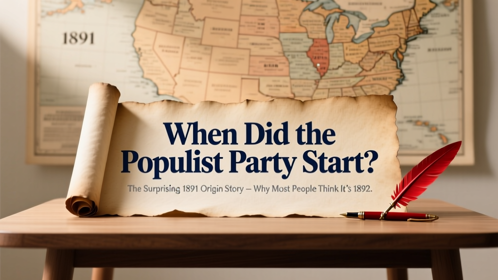 When Did the Populist Party Start? The Surprising 1891 Origin Story (and Why Most People Think It’s 1892 — Wrong Year, Wrong State, Wrong Narrative)