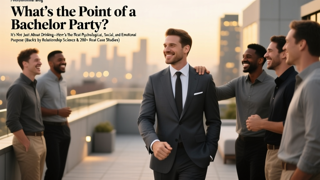 What’s the Point of a Bachelor Party? It’s Not Just About Drinking—Here’s the Real Psychological, Social, and Emotional Purpose (Backed by Relationship Science & 200+ Real Case Studies)