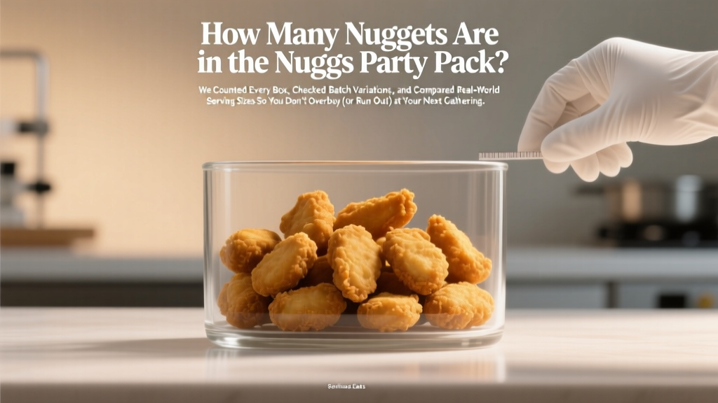 How Many Nuggets Are in the Nuggs Party Pack? We Counted Every Box, Checked Batch Variations, and Compared Real-World Serving Sizes So You Don’t Overbuy (or Run Out) at Your Next Gathering