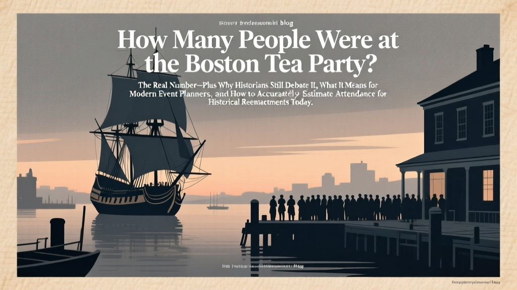 How Many People Were at the Boston Tea Party? The Real Number—Plus Why Historians Still Debate It, What It Means for Modern Event Planners, and How to Accurately Estimate Attendance for Historical Reenactments Today