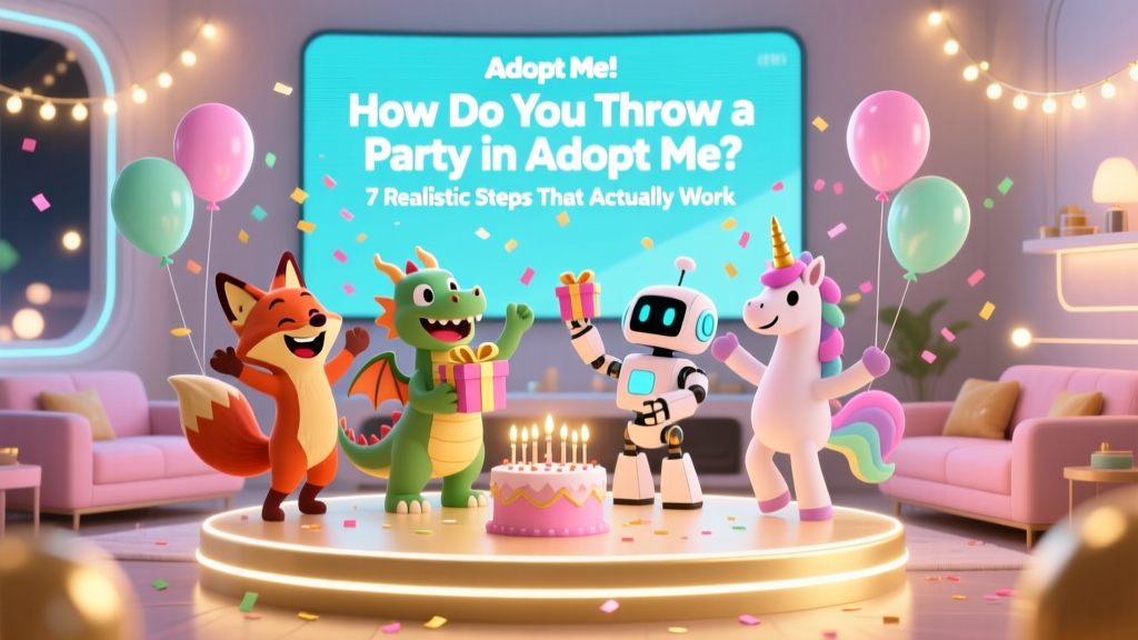 How Do You Throw a Party in Adopt Me? 7 Realistic Steps That Actually Work (No Glitches, No FOMO, Just Fun)