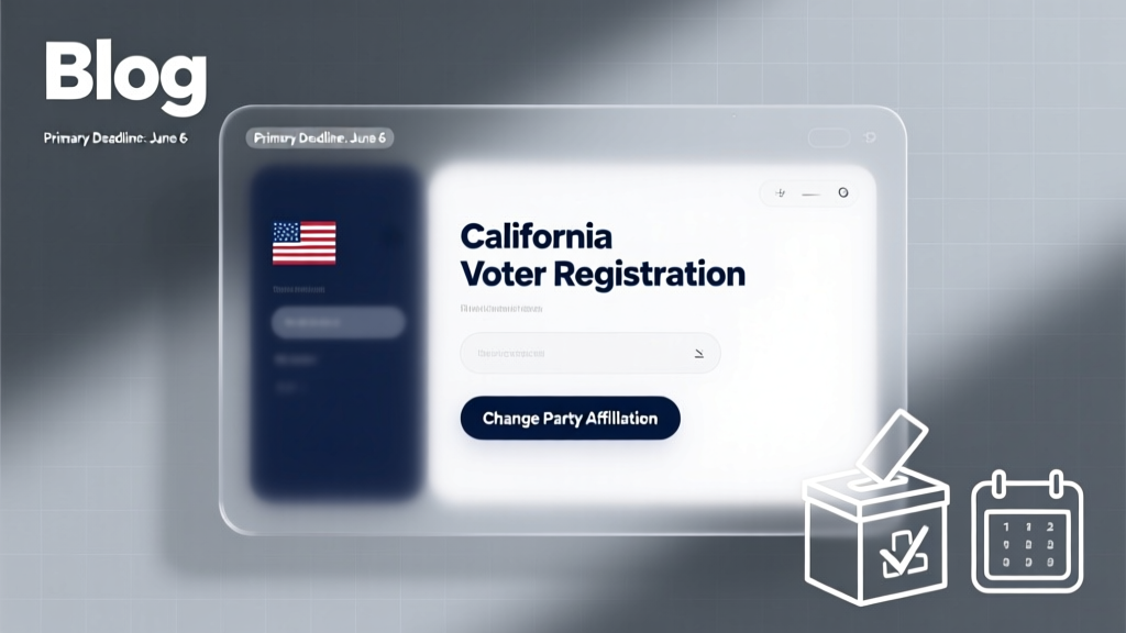 How to Change Party Affiliation in California: The 4-Step Process That Takes Less Than 5 Minutes (and What Happens If You Miss the Primary Deadline)
