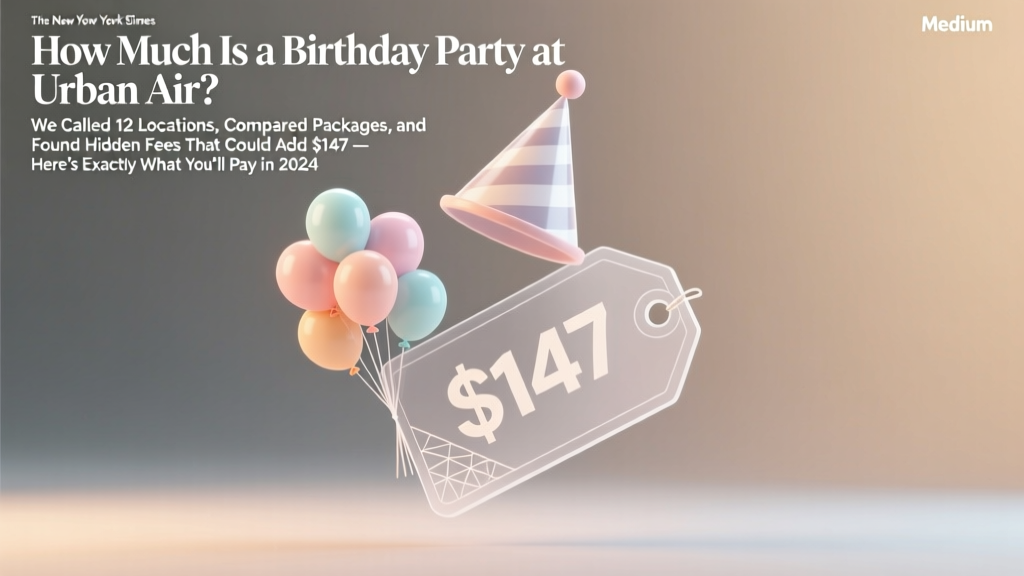 How Much Is a Birthday Party at Urban Air? We Called 12 Locations, Compared Packages, and Found Hidden Fees That Could Add $147 — Here’s Exactly What You’ll Pay in 2024
