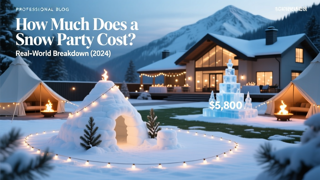 How Much Does a Snow Party Cost? The Real-World Breakdown (2024) — From $199 DIY Backyard Events to $5,800 Premium Venue Experiences (No Hidden Fees)