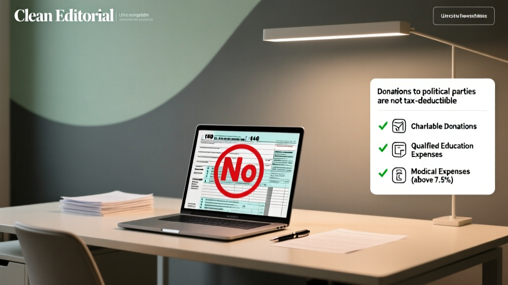 Are Donations to a Political Party Tax Deductible? The Hard Truth (Spoiler: No — But Here’s Exactly What *Is* Deductible in 2024, With IRS-Approved Workarounds & Real Examples)