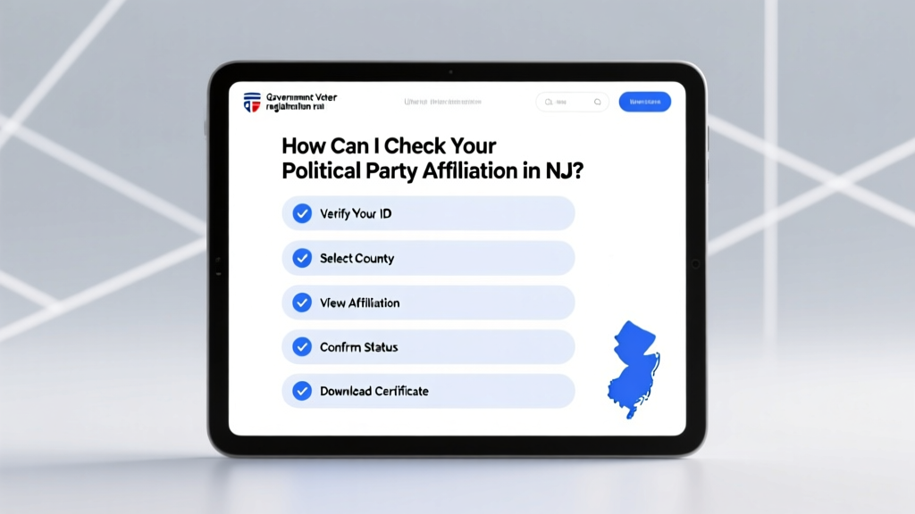 How Can I Check My Political Party Affiliation NJ? 5 Fast, Free, & Official Ways (No Phone Call or Mail Needed)