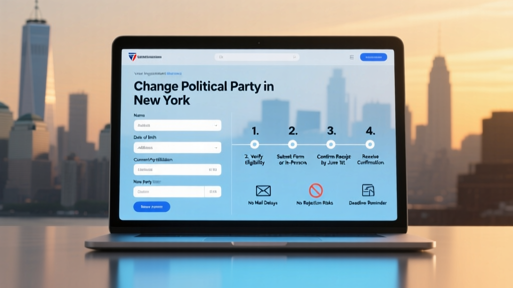 How Do I Change My Political Party in New York? The Exact 4-Step Process (No Mail Delays, No Rejection Risks, and What You Must Do Before June 1st)