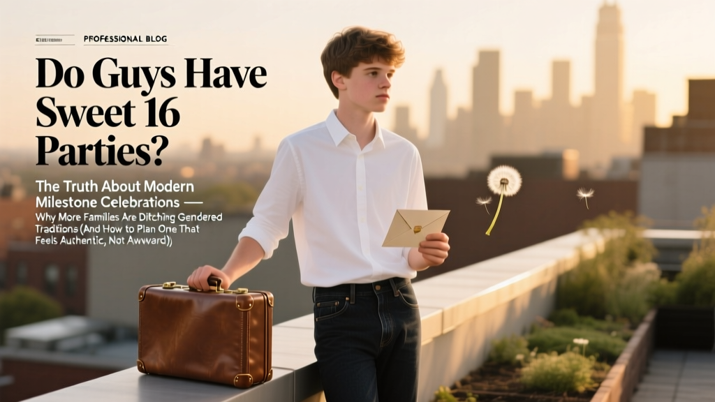Do Guys Have Sweet 16 Parties? The Truth About Modern Milestone Celebrations — Why More Families Are Ditching Gendered Traditions (And How to Plan One That Feels Authentic, Not Awkward)