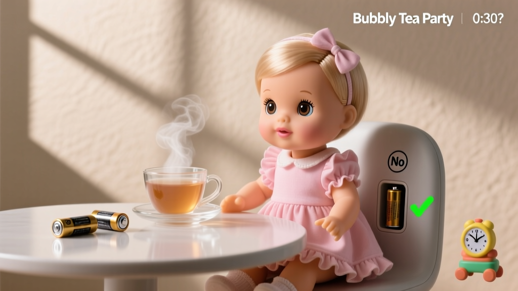 Does Baby Alive Bubbly Tea Party Need Batteries? The Truth About Power, Setup Time, & What Actually Works (So You Don’t Waste $25 on Dead AA Cells)