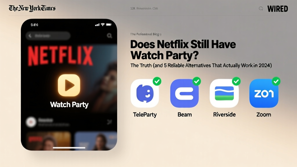 Does Netflix still have Watch Party? The Truth (and 5 Reliable Alternatives That Actually Work in 2024)