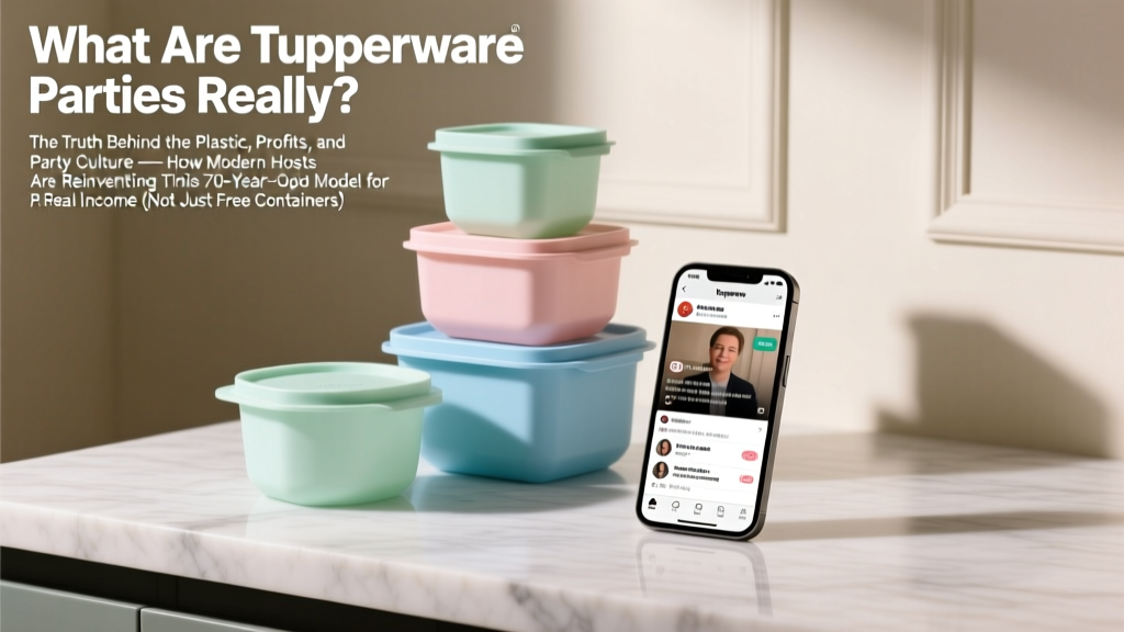 What Are Tupperware Parties Really? The Truth Behind the Plastic, Profits, and Party Culture — How Modern Hosts Are Reinventing This 70-Year-Old Model for Real Income (Not Just Free Containers)
