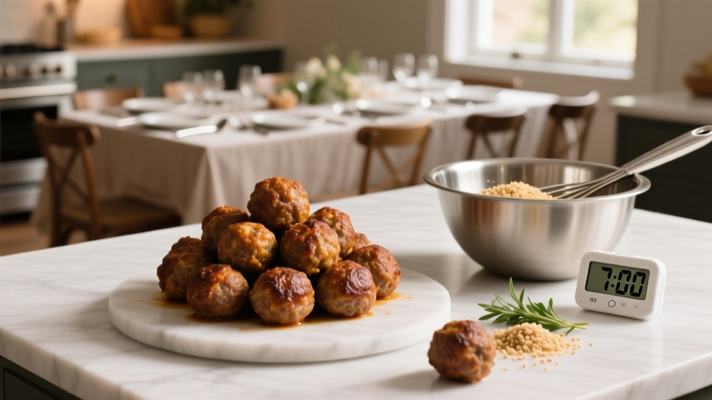 How to Make Meatballs for Party: The 7-Minute Prep, 3-Hour Hold, Zero-Dryness Guarantee (Even for 50 Guests)