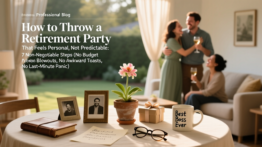 How to Throw a Retirement Party That Feels Personal, Not Predictable: 7 Non-Negotiable Steps (No Budget Blowouts, No Awkward Toasts, No Last-Minute Panic)