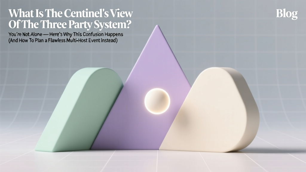 What Is The Centinel's View Of The Three Party System? You're Not Alone — Here’s Why This Confusion Happens (And How To Plan a Flawless Multi-Host Event Instead)