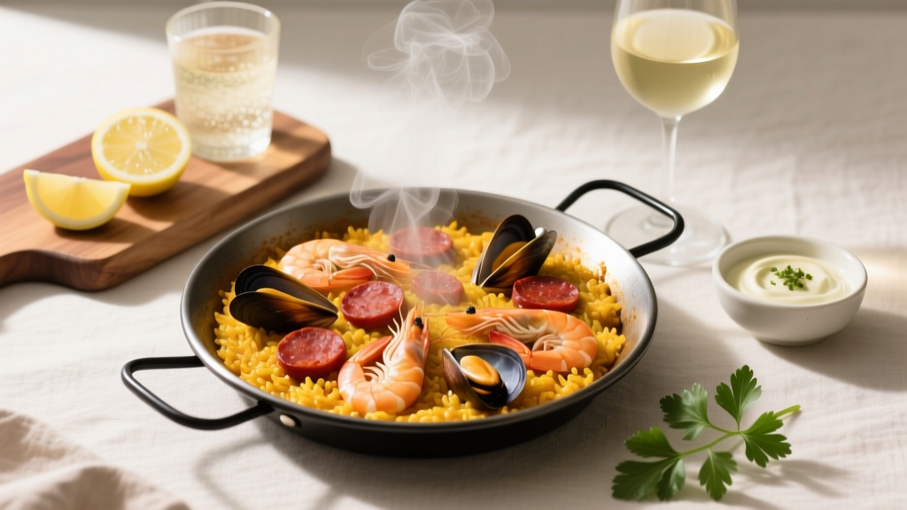 What to Serve with Paella at Dinner Party: The 7-Step Stress-Free Menu Framework That Prevents Flavor Clashes, Balances Textures, and Makes Guests Rave (No More Last-Minute Panic)