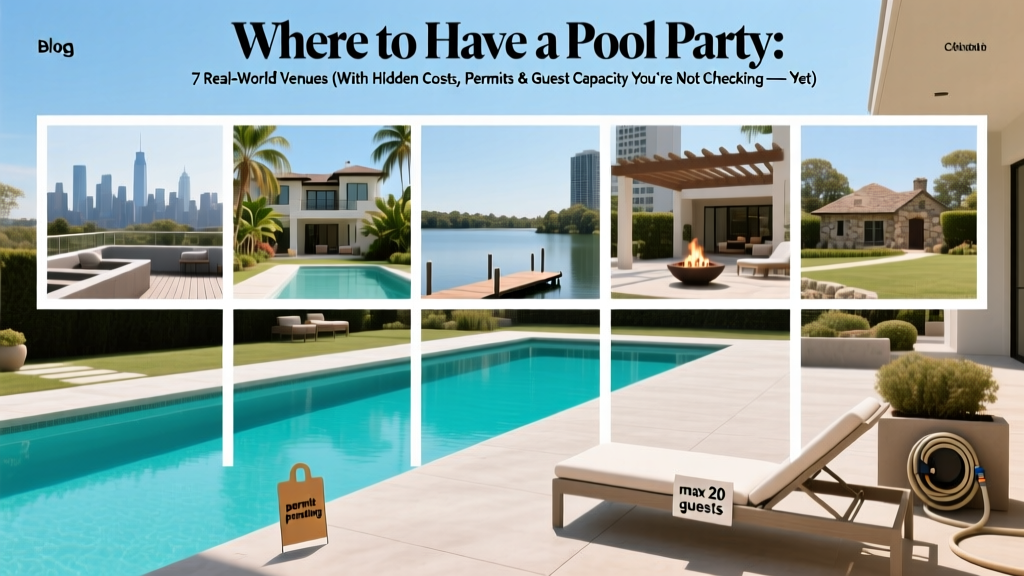 Where to Have a Pool Party: 7 Real-World Venues (With Hidden Costs, Permits & Guest Capacity You’re Not Checking — Yet)