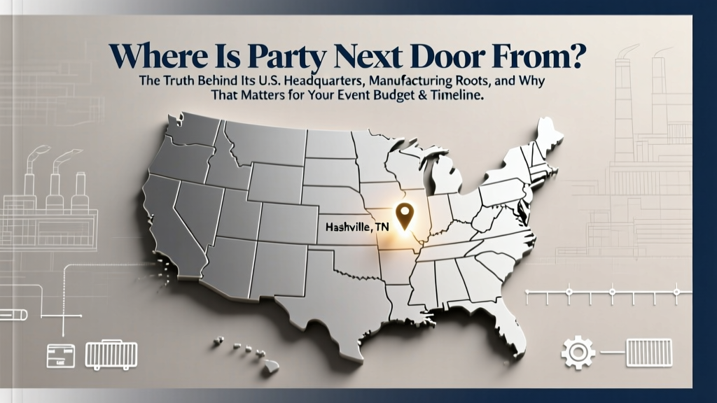 Where Is Party Next Door From? The Truth Behind Its U.S. Headquarters, Manufacturing Roots, and Why That Matters for Your Event Budget & Timeline