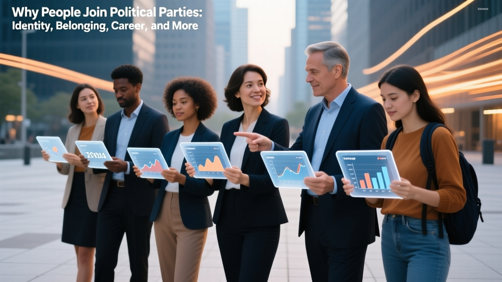 Why Do People Join Political Parties? 7 Real-World Motivations Beyond Ideology — From Identity Belonging to Career Launchpads (Backed by 2024 Voter Behavior Data)