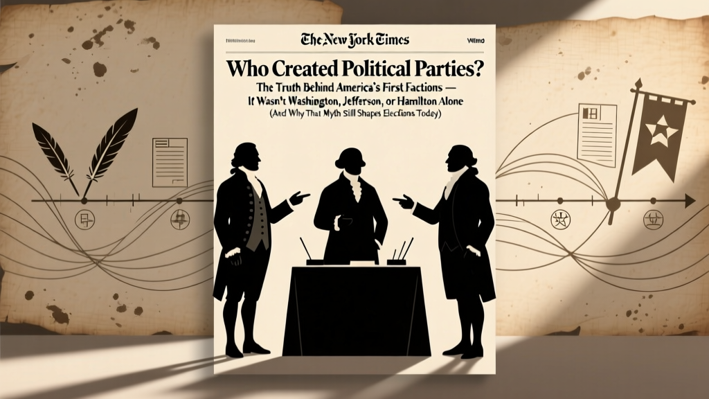 Who Created Political Parties? The Truth Behind America’s First Factions — It Wasn’t Washington, Jefferson, or Hamilton Alone (And Why That Myth Still Shapes Elections Today)