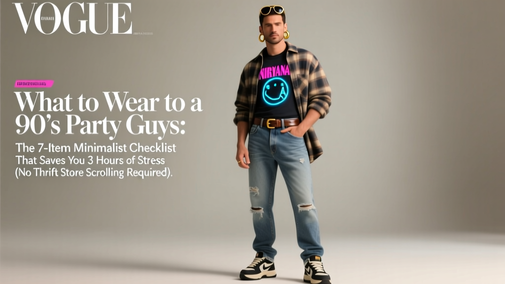 What to Wear to a 90's Party Guys: The 7-Item Minimalist Checklist That Saves You 3 Hours of Stress (No Thrift Store Scrolling Required)