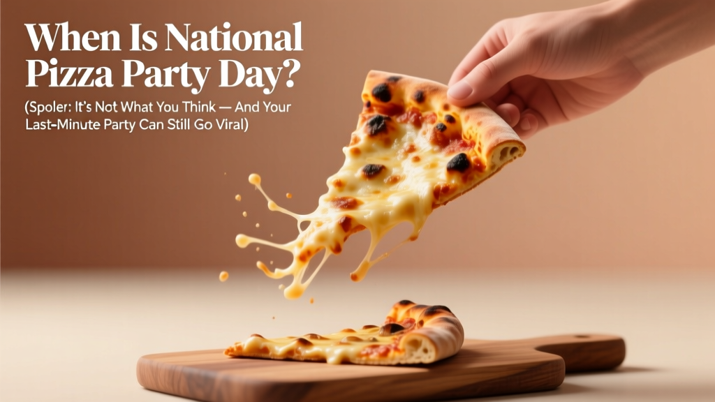 When Is National Pizza Party Day? (Spoiler: It’s Not What You Think — And Your Last-Minute Party Can Still Go Viral)
