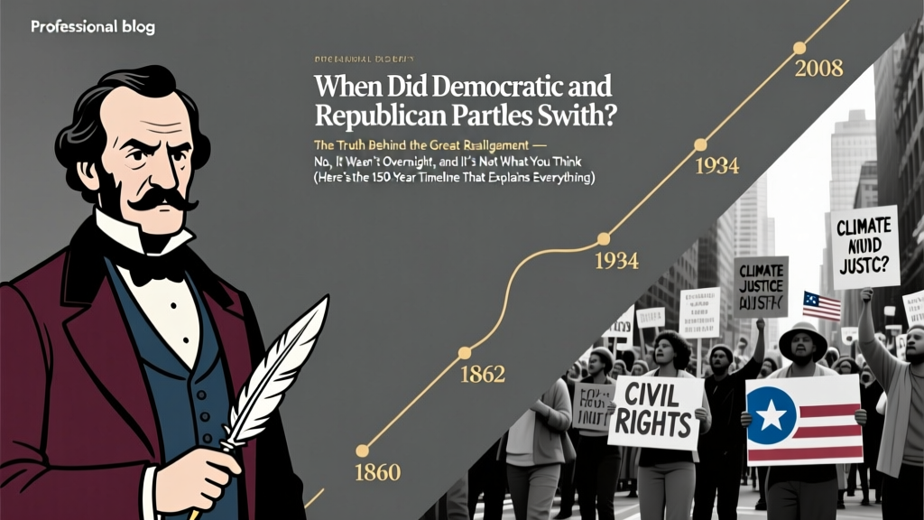 When Did Democratic and Republican Parties Switch? The Truth Behind the Great Realignment — No, It Wasn’t Overnight, and It’s Not What You Think (Here’s the 150-Year Timeline That Explains Everything)
