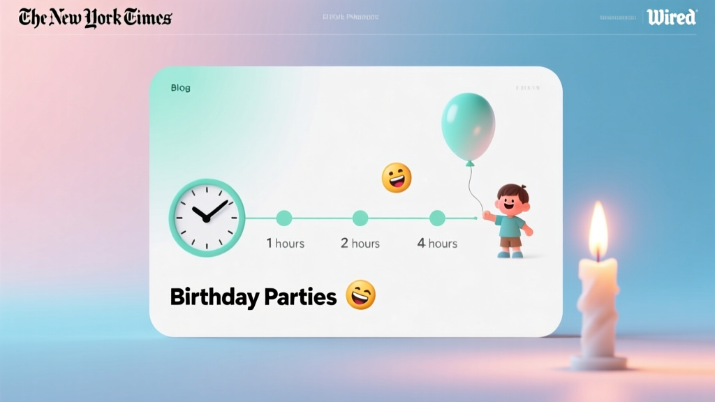 How Long Are Birthday Parties *Really*? The Data-Backed Timing Guide That Prevents Meltdowns, Saves Your Sanity, and Keeps Guests Happy (Not Bored or Overwhelmed)