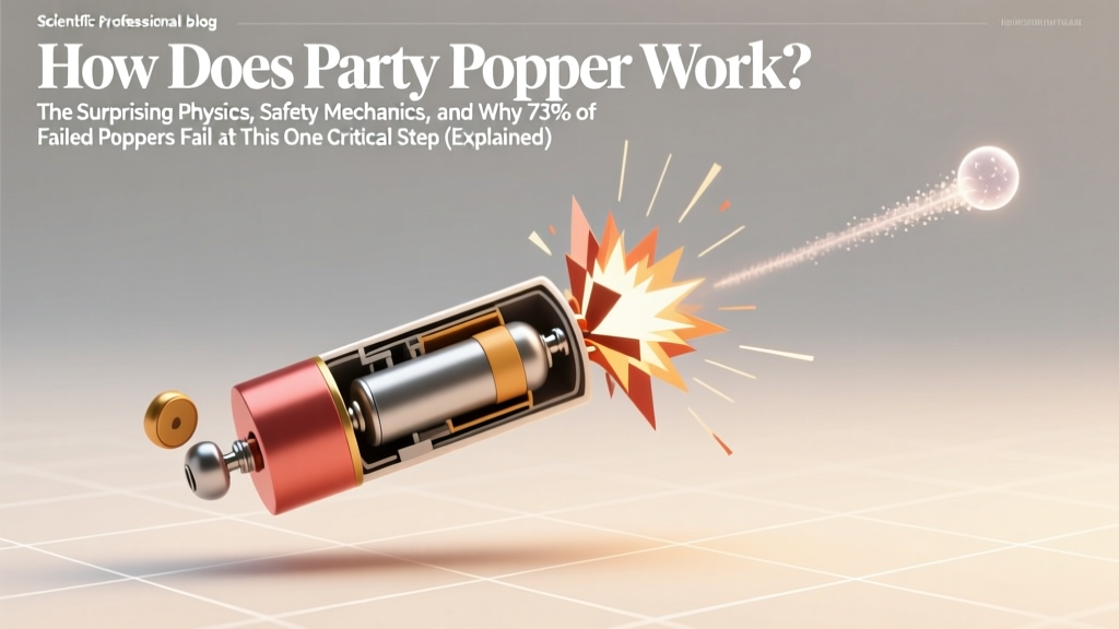 How Does Party Popper Work? The Surprising Physics, Safety Mechanics, and Why 73% of Failed Poppers Fail at This One Critical Step (Explained)