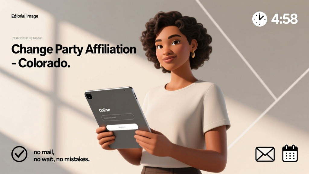 How Do I Change My Political Party Affiliation in Colorado? A Stress-Free, Step-by-Step Guide That Takes Less Than 5 Minutes (No Mail, No Wait, No Mistakes)