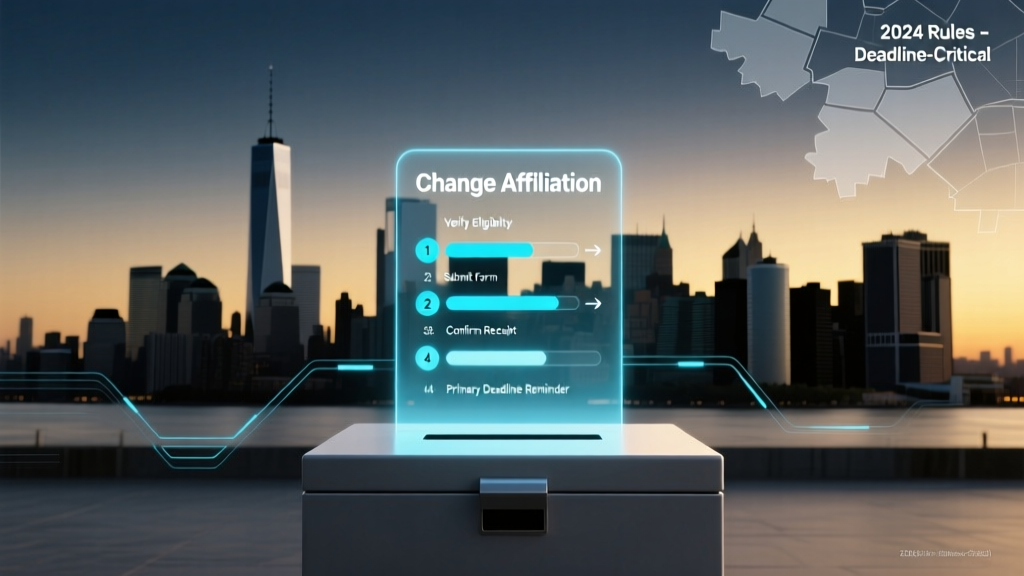 How Do You Change Party Affiliation in NY? The 4-Step Deadline-Critical Guide (2024 Rules + What Happens If You Miss the Primary Cutoff)