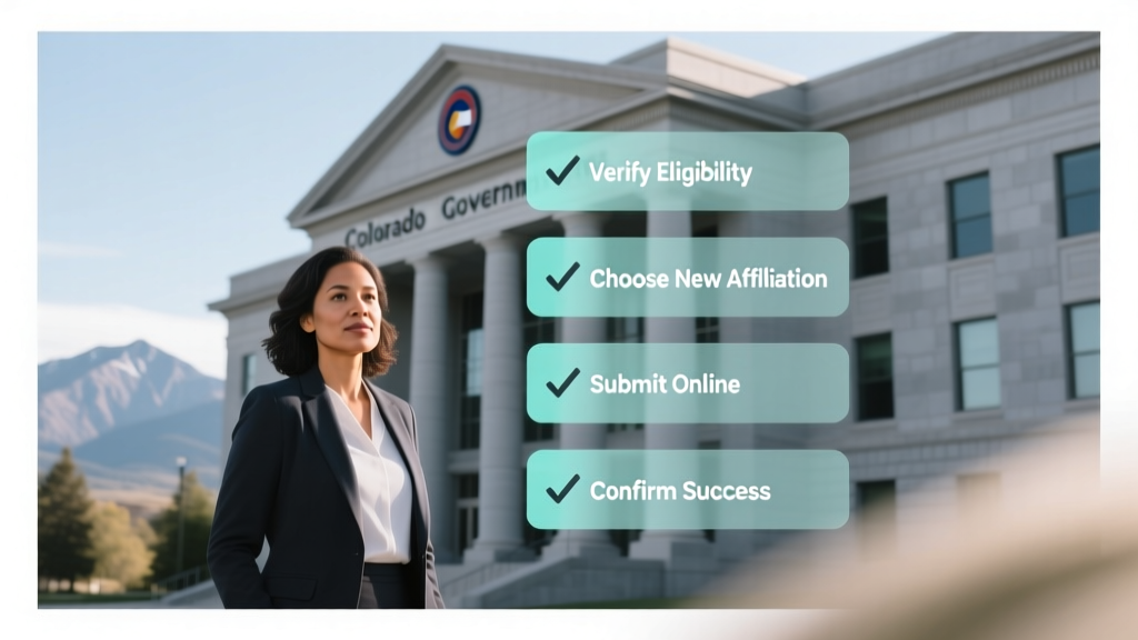 How to Change My Party Affiliation in Colorado: The 4-Step Checklist That Takes Less Than 10 Minutes (No Mail, No Waiting, No Mistakes)