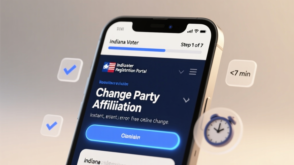 How to Change Political Party Online in Indiana: A Step-by-Step Guide That Takes Less Than 7 Minutes (No Mail, No Wait, No Mistakes)