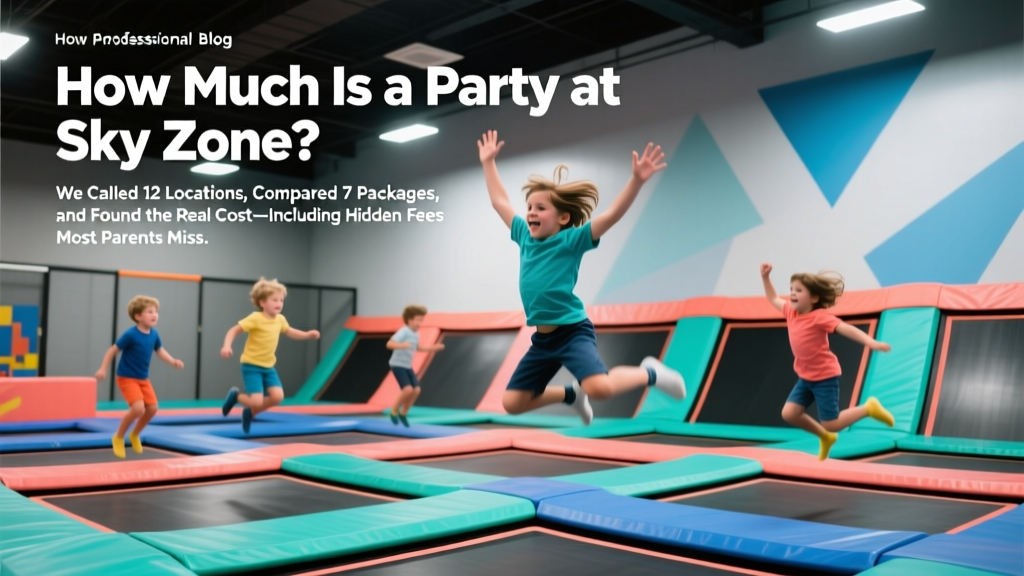 How Much Is a Party at Sky Zone? We Called 12 Locations, Compared 7 Packages, and Found the Real Cost—Including Hidden Fees Most Parents Miss