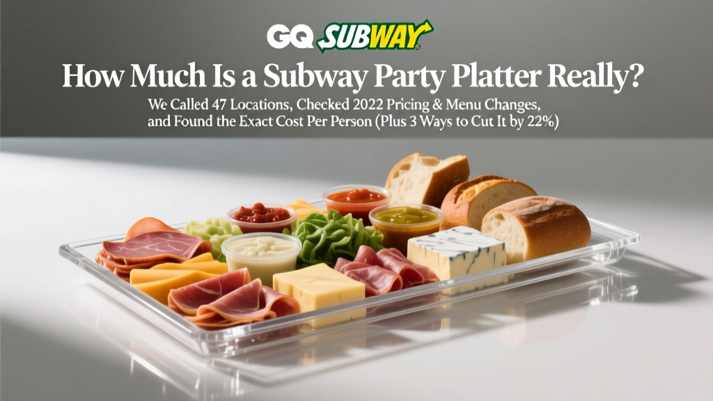How Much Is a Subway Party Platter Really? We Called 47 Locations, Checked 2024 Pricing & Menu Changes, and Found the Exact Cost Per Person (Plus 3 Ways to Cut It by 22%)