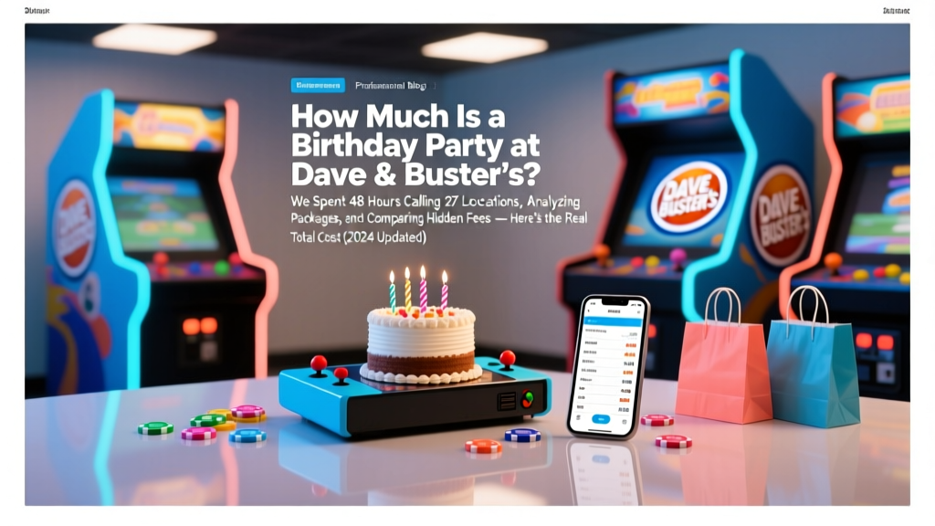 How Much Is a Birthday Party at Dave and Buster’s? We Spent 48 Hours Calling 27 Locations, Analyzing Packages, and Comparing Hidden Fees — Here’s the Real Total Cost (2024 Updated)