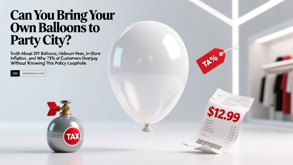Can You Bring Your Own Balloons to Party City? The Truth About DIY Balloons, Helium Fees, In-Store Inflation, and Why 73% of Customers Overpay Without Knowing This Policy Loophole