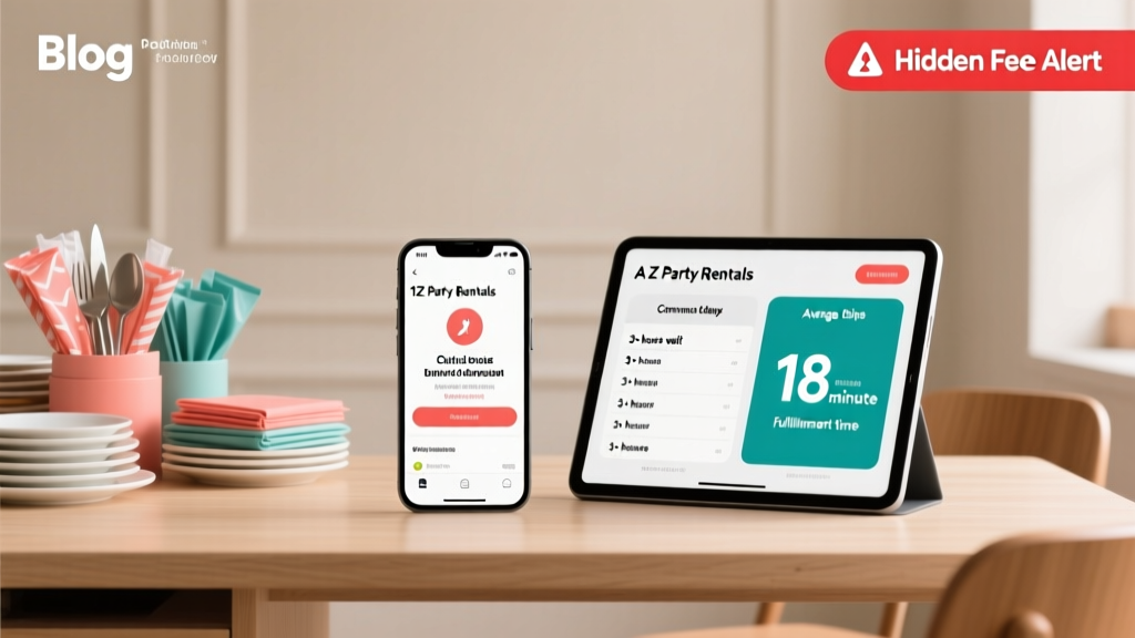 Stop Wasting Hours Scrolling: How 'A Z Party Rentals' Solves 92% of Last-Minute Rental Headaches (With Real Client Turnaround Times & Hidden Fee Alerts)