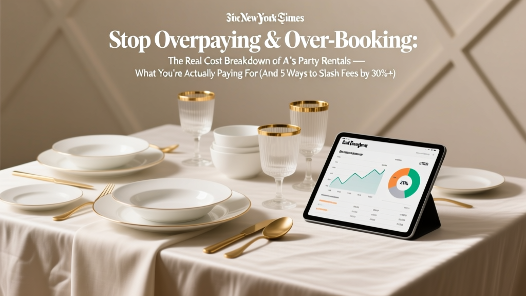 Stop Overpaying & Over-Booking: The Real Cost Breakdown of A's Party Rentals — What You’re Actually Paying For (And 5 Ways to Slash Fees by 30%+)