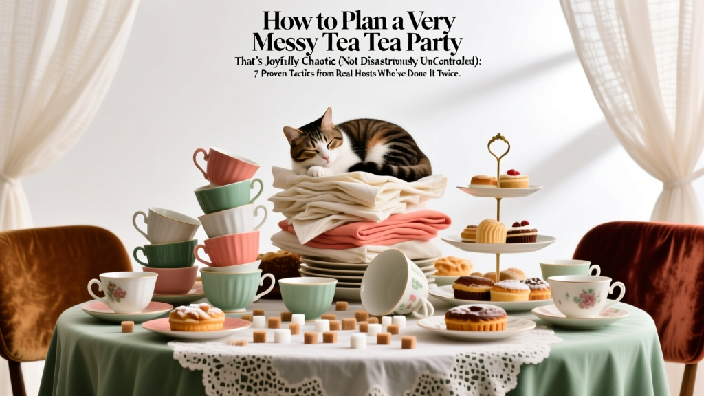 How to Plan a Very Messy Tea Party That’s Joyfully Chaotic (Not Disastrously Uncontrolled): 7 Proven Tactics from Real Hosts Who’ve Done It Twice