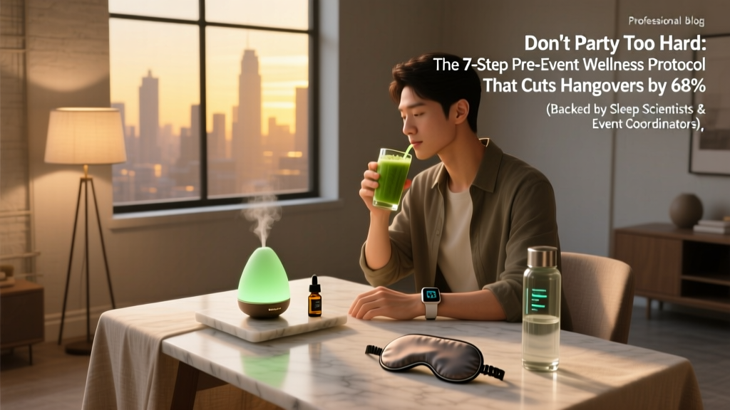 Don’t Party Too Hard: The 7-Step Pre-Event Wellness Protocol That Cuts Hangovers by 68% (Backed by Sleep Scientists & Event Coordinators)