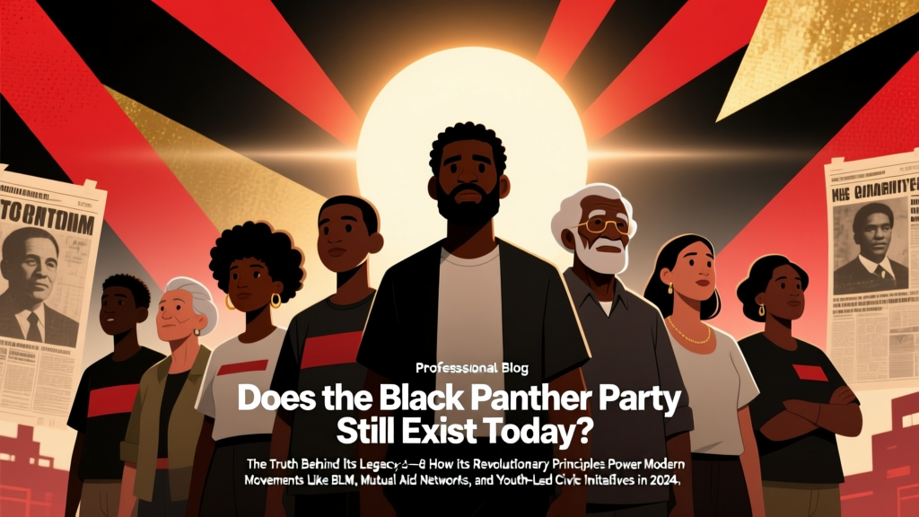 Does the Black Panther Party still exist today? The truth behind its legacy—and how its revolutionary principles power modern movements like BLM, mutual aid networks, and youth-led civic initiatives in 2024.