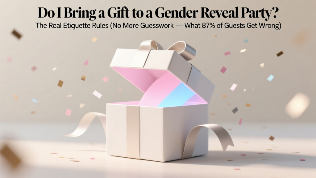 Do I Bring a Gift to a Gender Reveal Party? The Real Etiquette Rules (No More Guesswork — What 87% of Guests Get Wrong)
