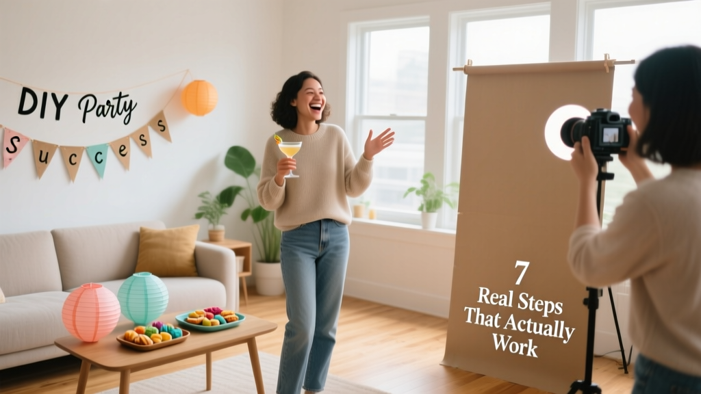 The DIY Party Myth Busted: How to Host a Memorable, Stress-Free Do It Yourself Party Without Burning Out (7 Real Steps That Actually Work)