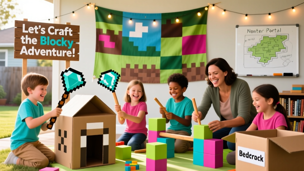 How to Throw a Do It Yourself Minecraft Party That Kids (and Parents) Rave About — Without Spending $300 or Hiring a Planner