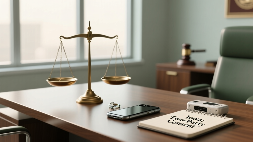 Is Iowa a two party consent state? Yes — and here’s exactly what that means for your next meeting, wedding interview, or workplace recording (plus 5 actionable steps to stay compliant)