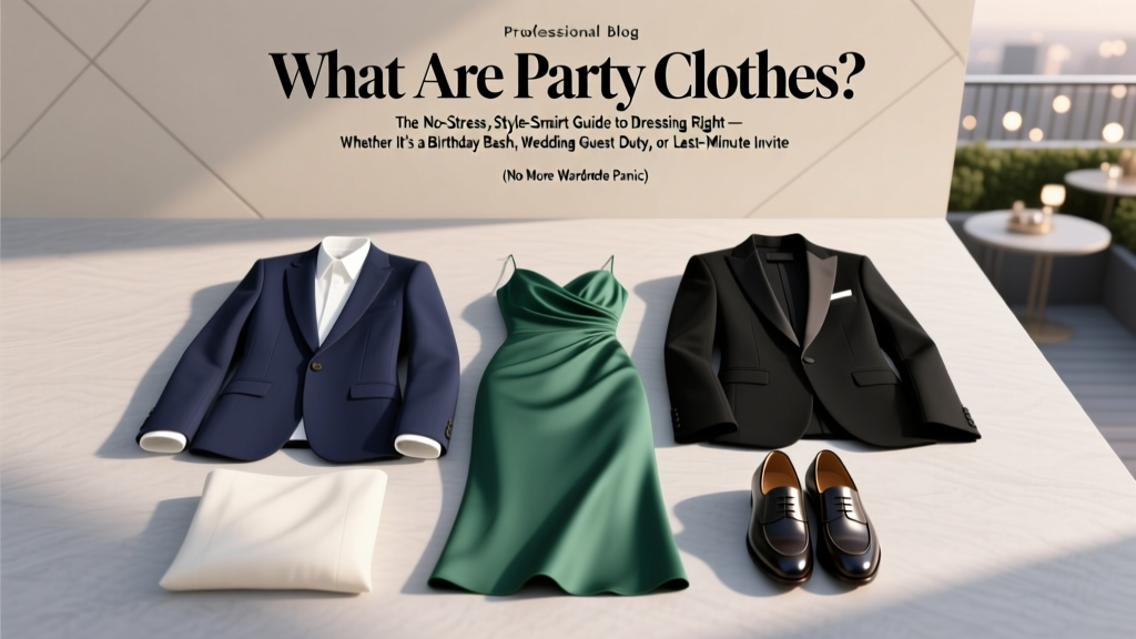 What Are Party Clothes? The No-Stress, Style-Smart Guide to Dressing Right — Whether It’s a Birthday Bash, Wedding Guest Duty, or Last-Minute Invite (No More Wardrobe Panic)